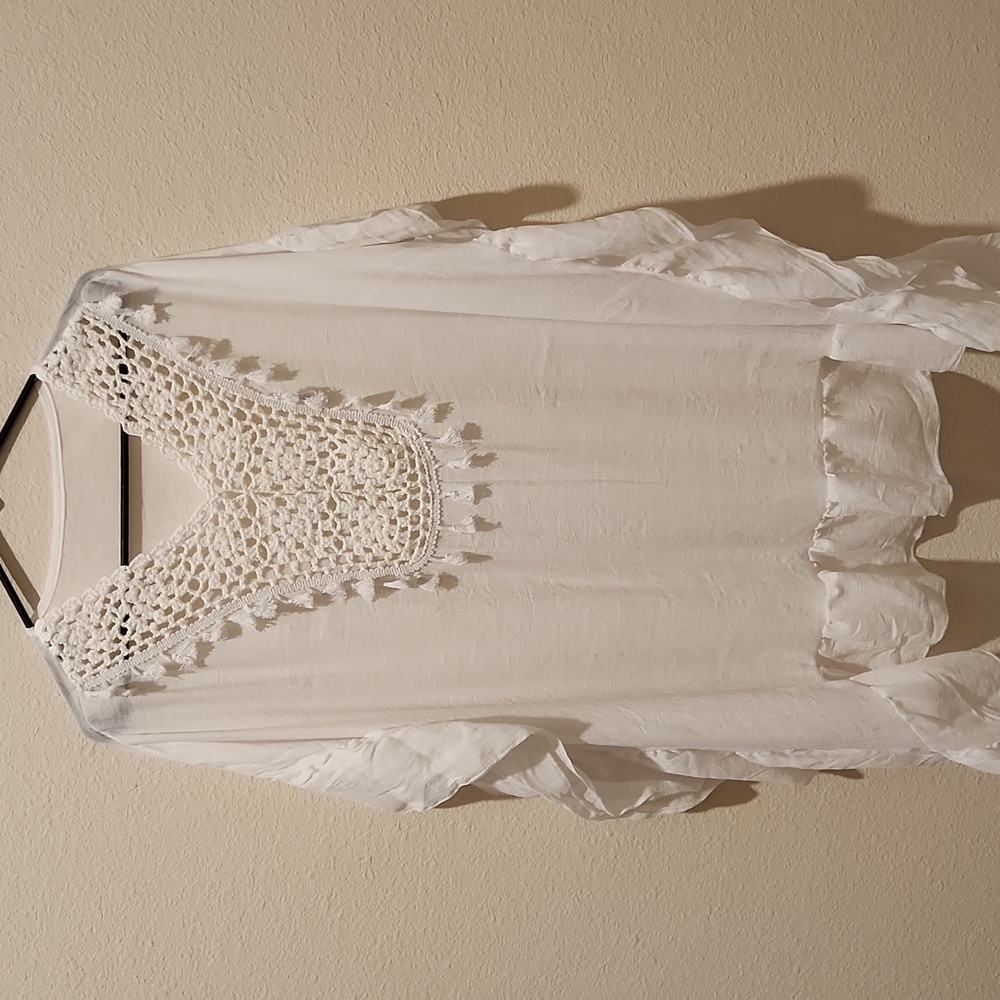 NWOT White cover up